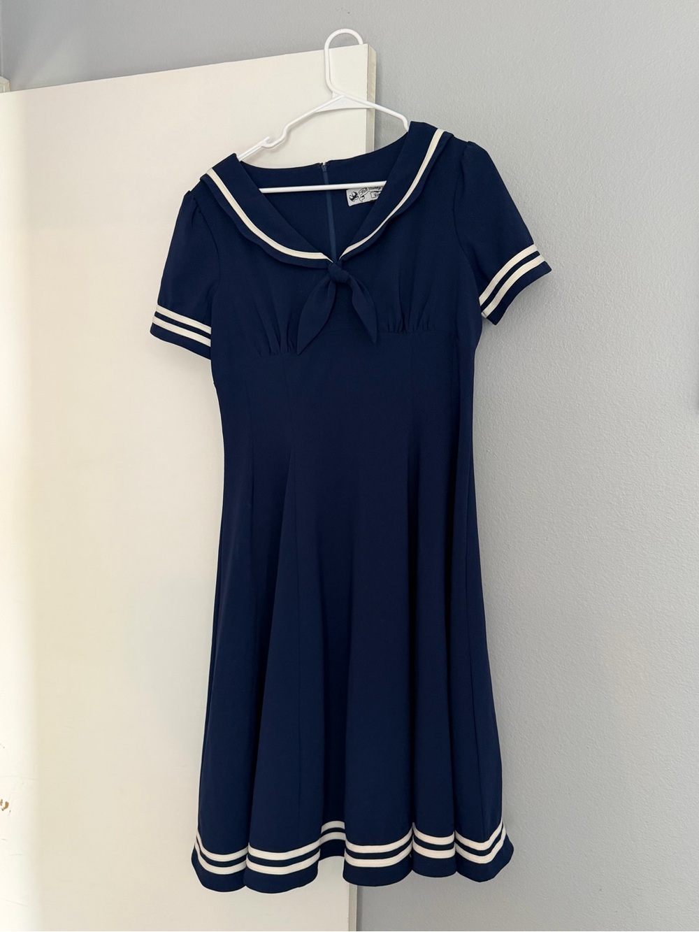 Hell Bunny Vixen Navy Sailor Dress
